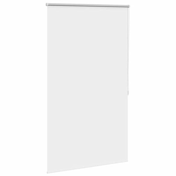 vidaXL Verdunkelungsrollo 124,4 x 175 cm, Stoffbreite 120 cm, Wei&szlig;