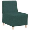 vidaXL Modulares Armfreies Sofa 3 pcs Dunkelgr&uuml;n 55 x 74 x 82 cm Stoff