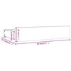 vidaXL Bett mit Schubladen 120x200 cm