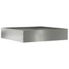 vidaXL Raseneinfassung 6 pcs Silber 60 x 60 x 13 cm Verzinkter Stahl