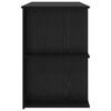 vidaXL Schreibtisch mit Regal Schwarz Eichen-Optik 140 x 50 x 75 cm