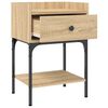 vidaXL Nachttische 2 Stk. Sonoma-Eiche 40,5x31x60 cm Holzwerkstoff