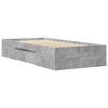 vidaXL Bettgestell Betongrau 100x200 cm Holzwerkstoff