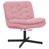 vidaXL Drehender Entspannungsstuhl Rosa 63 x 75 x 76 cm Samt