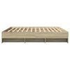 vidaXL Bettgestell ohne Matratze Sonoma-Eiche 200x200 cm Holzwerkstoff