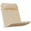 vidaXL Adirondack-Auflagen 2 Stk. Beige Oxford-Gewebe
