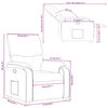 vidaXL Relaxsessel Creme Stoff