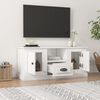 vidaXL TV-Schrank Hochglanz-Wei&szlig; 100x35,5x45 cm Holzwerkstoff