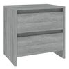 vidaXL Nachttische 2 Stk. Grau Sonoma 45x34,5x44,5 cm Holzwerkstoff
