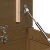 vidaXL Truhe Honigbraun 110x50x45,5 cm Massivholz Kiefer