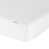 vidaXL Eckbettgestell mit Matratze Sonstiges 2 pcs Hellgrau Stoff