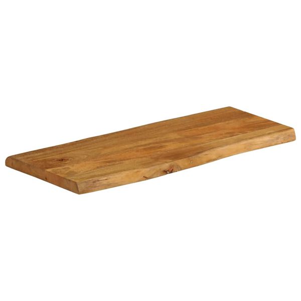 vidaXL Tischplatte mit Baumkante 80x40x2,5 cm Massivholz Mango