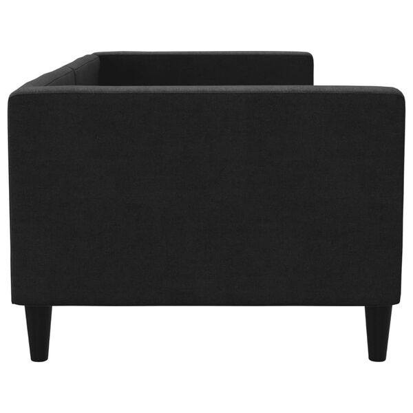 vidaXL Tagesbett Schwarz 80x200 cm Stoff