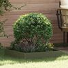 vidaXL Raseneinfassung 6 pcs Olive Gr&uuml;n 60 x 60 x 13 cm Stahl