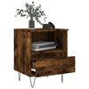 vidaXL Nachttische 2 Stk. R&auml;uchereiche 40x35x50 cm Holzwerkstoff