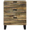 vidaXL Nachttisch Braun 50 x 33 x 62 cm Massivholz Akazie