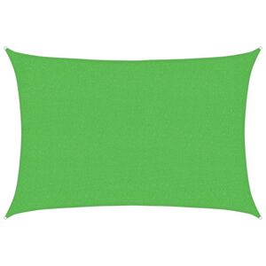 vidaXL Sonnensegel 160 g/m&sup2; Hellgr&uuml;n 2x2,5 m HDPE