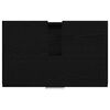 vidaXL Badezimmerschrank mit T&uuml;r Schwarz Eichen-Optik 59 x 37 x 59 cm
