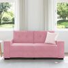vidaXL Zweisitzer-Sofa Rosa 140 cm Samt