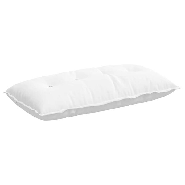 vidaXL R&uuml;ckenkissen Wei&szlig; 100 x 19 x 50 cm Stoff