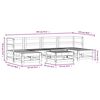 vidaXL 7-tlg. Garten-Lounge-Set Massivholz Douglasie