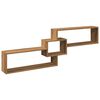 vidaXL Wandschrank 158x18x53 cm Artisan-Eiche Holzwerkstoff