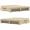 vidaXL Bettgestell ohne Matratze Sonoma-Eiche 180x200 cm Holzwerkstoff