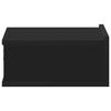 vidaXL Hängende Nachttische 2 Stk. Schwarz 40x30x15 cm Holzwerkstoff