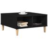 vidaXL Couchtisch Schwarz Eichen-Optik 60 x 60 x 30 cm Holzwerkstoff