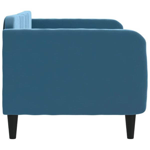 vidaXL Tagesbett Blau 80x200 cm Samt