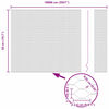 vidaXL Zaunpfosten Silber 100 x 0,5 m (13 mm Netz) Stahl