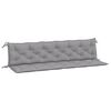 vidaXL Gartenbank-Auflagen 2 Stk. Grau 200x50x7 cm Oxford-Gewebe