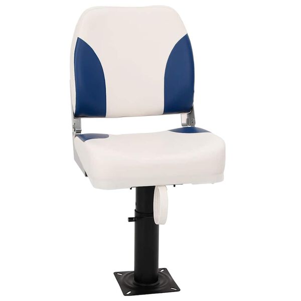 vidaXL Bootssitze mit Podest 2 Stk. H&ouml;henverstellbar 360&deg; Drehbar