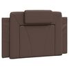 vidaXL Bettgestell "Viana" ohne Matratze Braun 90x200 cm Kunstleder
