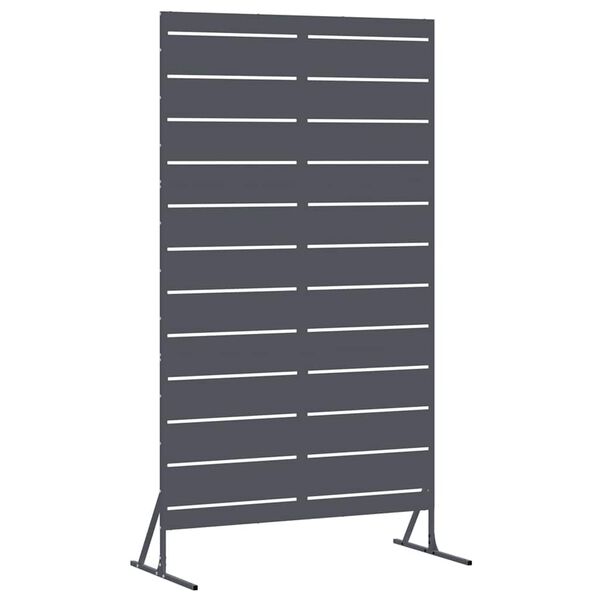 vidaXL Sichtschutz Anthrazit 100 x 50 x 180 cm Stahl
