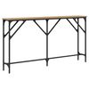 vidaXL Konsolentisch Artisan-Eiche 140 x 23 x 75 cm