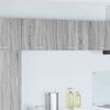 vidaXL H&auml;ngeschrank mit T&uuml;r 2 pcs Grau Sonoma und Wei&szlig; 50 x 31 x 40 cm