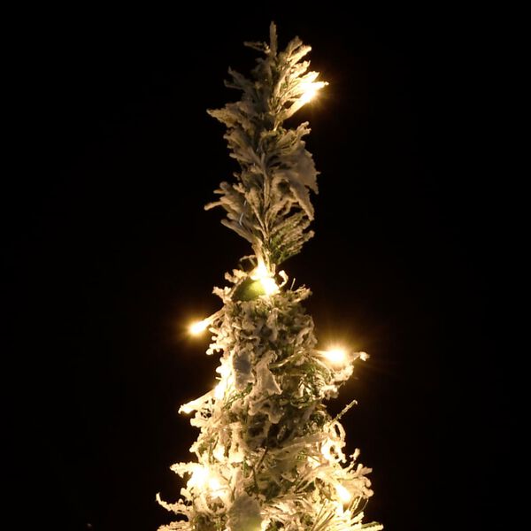 vidaXL Pop-Up-Weihnachtsbaum Künstlich Beschneit 150 LEDs 180 cm