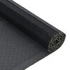 vidaXL Teppich Rechteckig Schwarz 100x500 cm Bambus