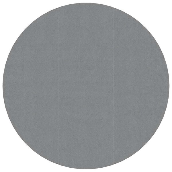 vidaXL Pool-Bodentuch Hellgrau &Oslash;396 cm Polyester Geotextil