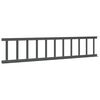 vidaXL Dachschneeschild Anthrazit 600 x 2,5 x 20 cm Stahl