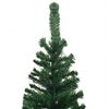 vidaXL K&uuml;nstlicher Weihnachtsbaum mit Beleuchtung Kugeln L 240 cm Gr&uuml;n