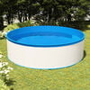 vidaXL Planschbecken mit Einh&auml;ngeskimmer und Pumpe 350x90 cm Wei&szlig;