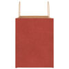vidaXL Papiertragetaschen 250 Stk. mit Henkeln Rot 32x22x28 cm