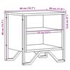 vidaXL Nachttisch Schwarz 2 Stk. 40x30x40 cm Holzwerkstoff