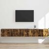 vidaXL TV-Wandschrank 2 pcs Ger&auml;ucherte Eiche 98 x 31 x 29,5 cm