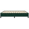 vidaXL Bettgestell ohne Matratze Dunkelgr&uuml;n 180x200 cm Samt