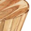 vidaXL Couchtisch &Oslash;65x31 cm Massivholz Akazie
