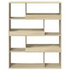 vidaXL Raumteiler Sonoma-Eiche 100x33x125,5 cm Holzwerkstoff