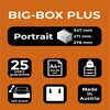 Exacompta Big-Box Plus Schubladenbox Black Office mit 5 Laden Wei&szlig;